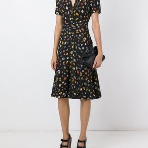 Alexander McQueen obsession print button front